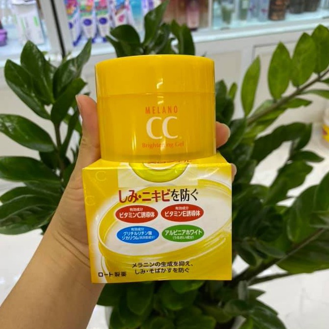 Kem Dưỡng CC Melano Brightening Gel - Siêu Phẩm Mờ Thâm Nám, Trắng Da, Ngăn Ngừa Mụn Nhật Bản - thuytiencosmetics