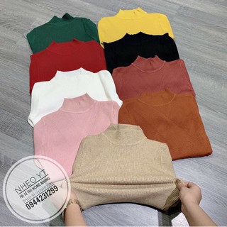 Áo len tăm cổ 5 phân ( Ảnh thật hàng đẹp)