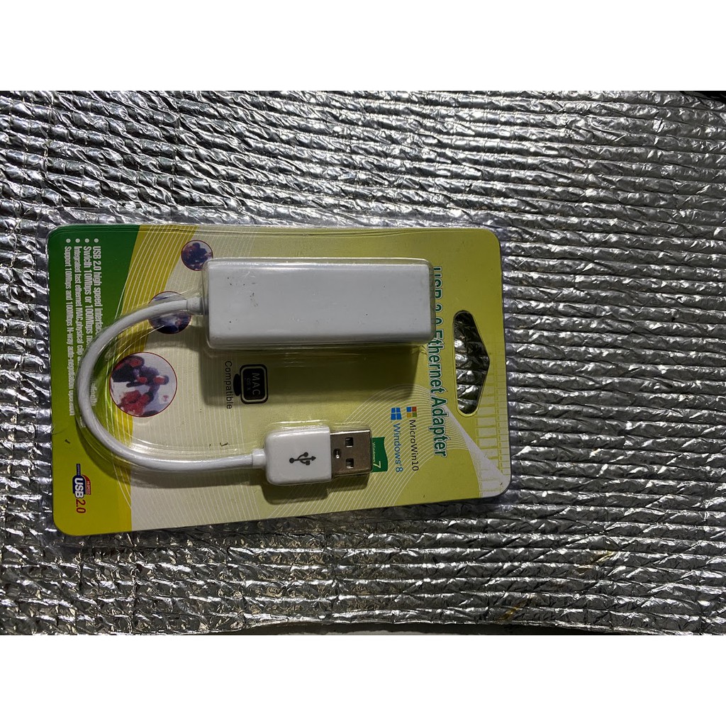 [Mã ELFLASH5 giảm 20K đơn 50K] Cáp chuyển USB sang cổng mạng LAN (Enthernet RJ45) ( loại tốt)