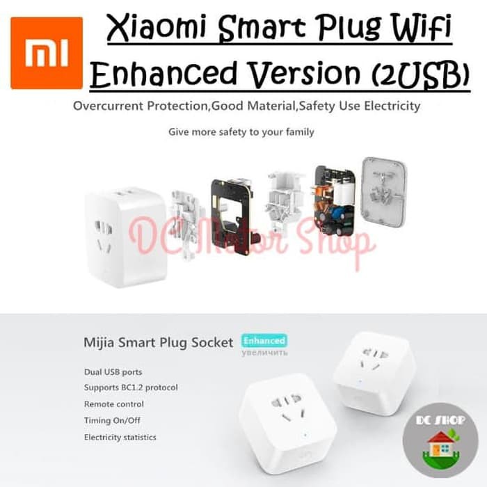 Ổ Cắm Thông Minh Xiaomi Mijia Wifi 2 Cổng Usb