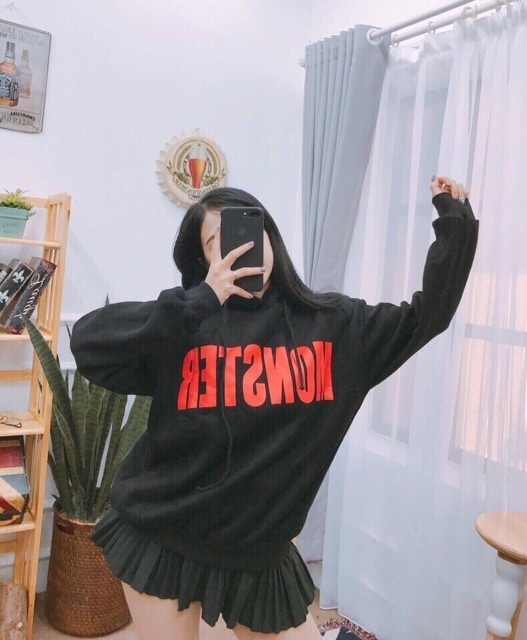 áo khoác nỉ hoodie monster-atshoppee | BigBuy360 - bigbuy360.vn