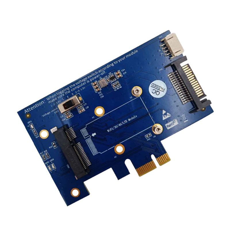 Bộ Chuyển Đổi Thẻ Sim Wifi 3g / 4g / Lte Pci-E Pci Express Sang Pci-E 1x | BigBuy360 - bigbuy360.vn