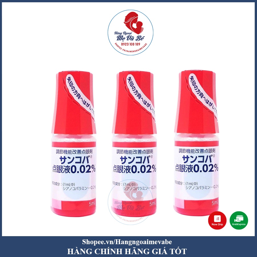 Nhỏ mắt cận thị Sancoba Nhật Bản 5ml