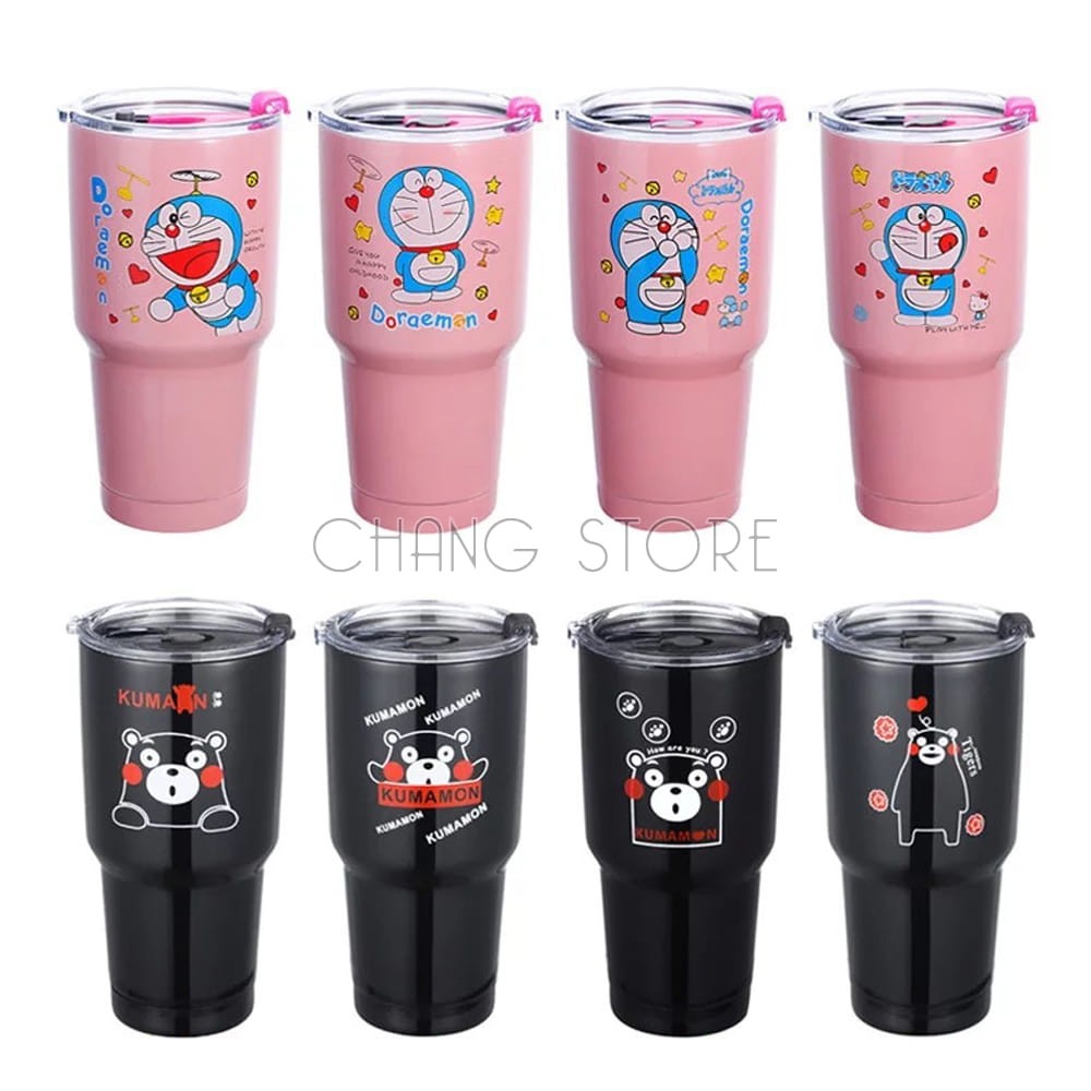 Ly giữ nhiệt Inox Thái Lan 900ml, Cốc giữ nhiệt cách chân không cao cấp, nhiều mẫu mã đa dạng + Bộ túi đựng