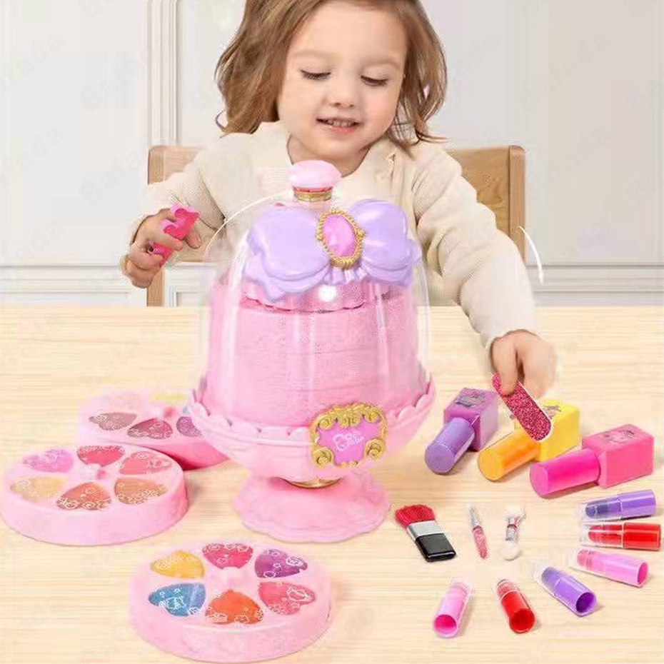 Đồ chơi trẻ em Trang Điểm Công Chúa Màu Hồng An Toàn Cho Bé
