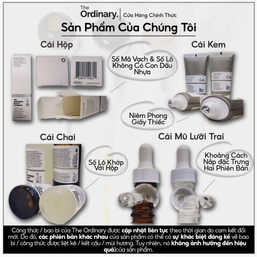 Serum The Ordinary Niacinamide 10% + Zinc 1% Giúp Cân Bằng Bã Nhờn Làm Sáng Da Thu Nhỏ Lỗ Chân Lông 30ml