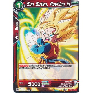 Thẻ bài Dragonball - TCG - Son Goten, Rushing In / BT8-007'