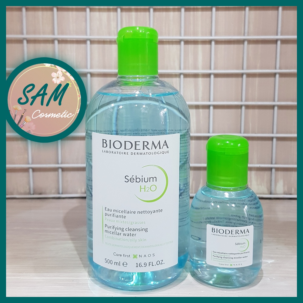 Nước Tẩy Trang Bioderma Créaline H2O, Bioderma Sébium H2O