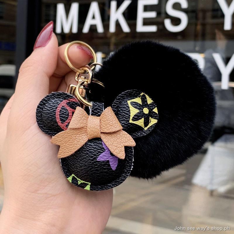 Móc Chìa Khóa Nhỏ Nhắn Bằng Da Thiết Kế Đơn Giản Dễ Thương