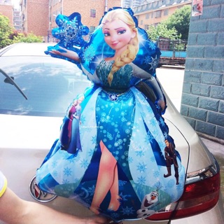Sét Sinh Nhật Cho Bé Gái Chủ Đề Elsa ( Tặng Bơm Keo)