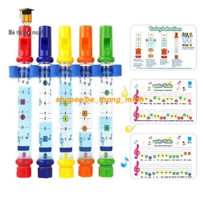 Set sáo nước cảm thụ âm nhạc