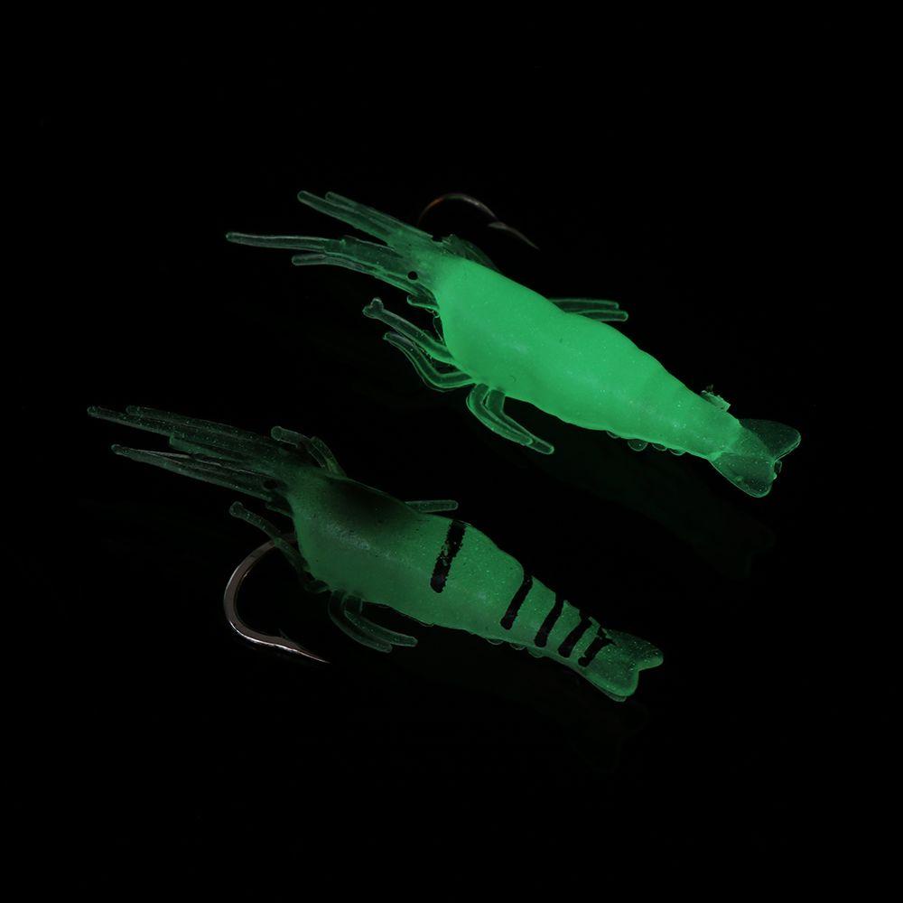 MYRONGVN Bộ 10 Mồi Câu Cá Silicone Hình Con Sâu Phát Sáng