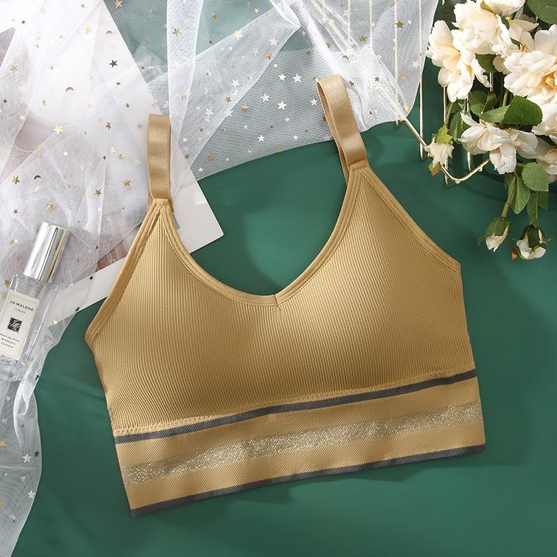 Áo Bra Cotton 2 Dây Dày Dặn SU Official, Áo Tập Gym Co Giãn Thấm Hút Mồ Hôi 6519