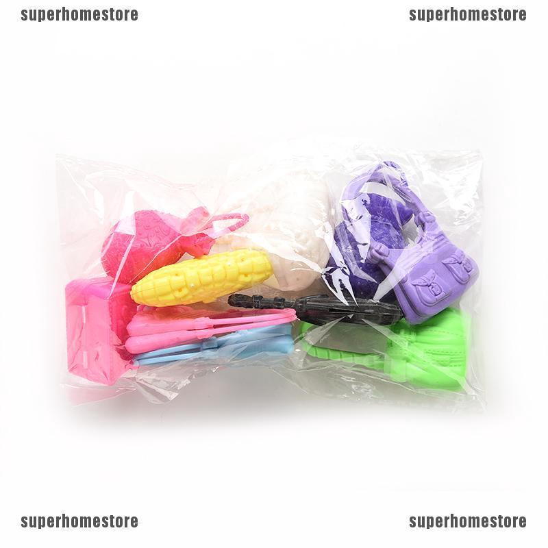 Set 10 túi xách đeo vai cho búp bê Barbie