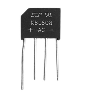 (10 chiếc) Diode cầu KBL608 - 6A/800V (Diode chỉnh lưu)