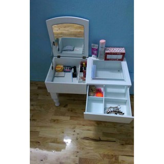 BÀN TRANG ĐIỂM MINI BẰNG GỖ CAO CẤP