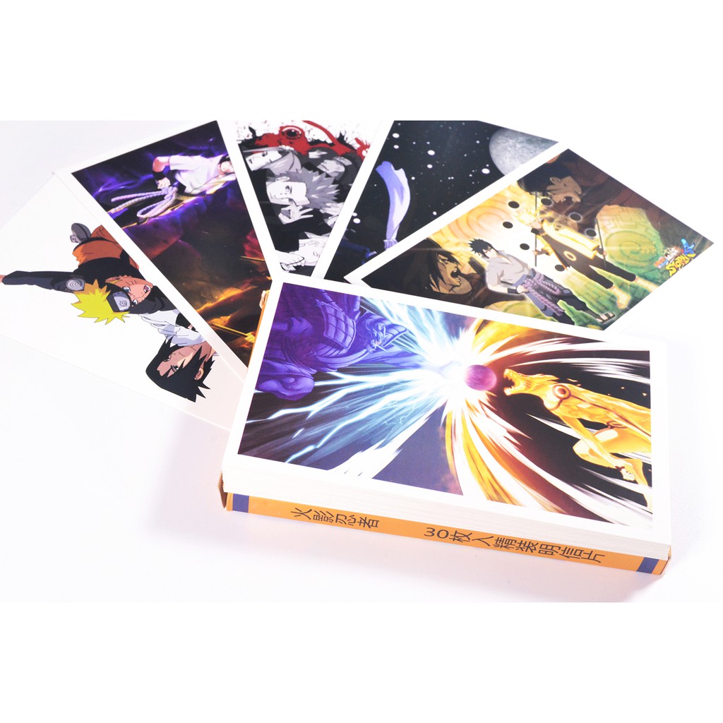 Hộp Postcard, Bưu thiếp Anime - Naruto Shippuuden 15x9cm [AAM] [PGN22]