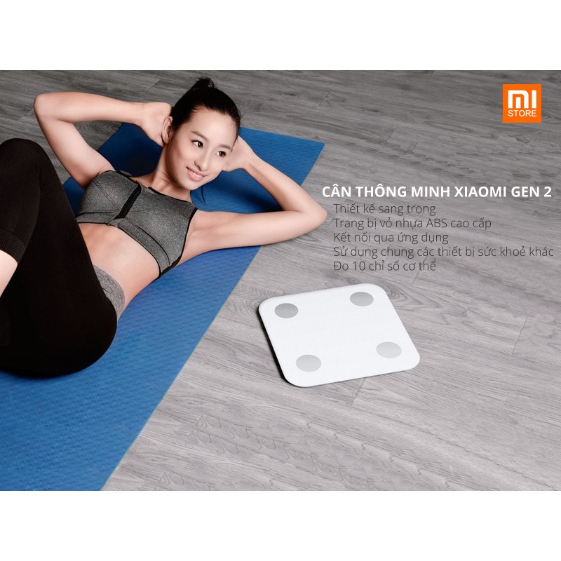 Cân Xiaomi Body Fat Scale 2 Universal Cân điện tử thông minh Xiaomi - Hàng Chính Hãng DGW