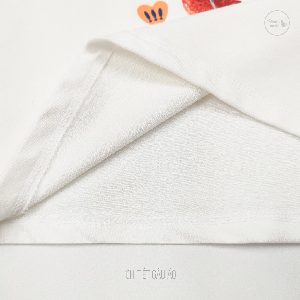 [Made in Vietnam] Bộ dài tay bé gái BIGFOX - MISS MEOW size đại, bộ thu đông cho bé chất cotton in Pick Me 2-11 tuổi