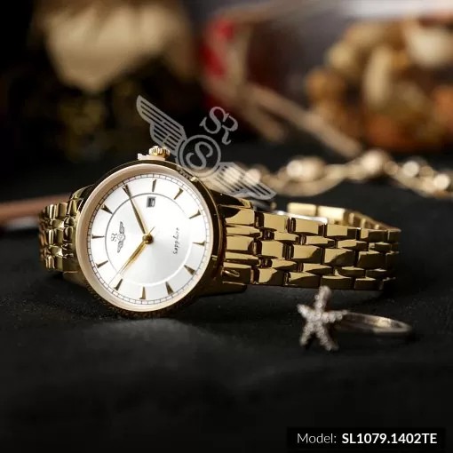Đồng hồ Đôi SRWATCH SG1079.1402TE-SL1079.1402TE mặt kính Sapphire phong cách thời tr