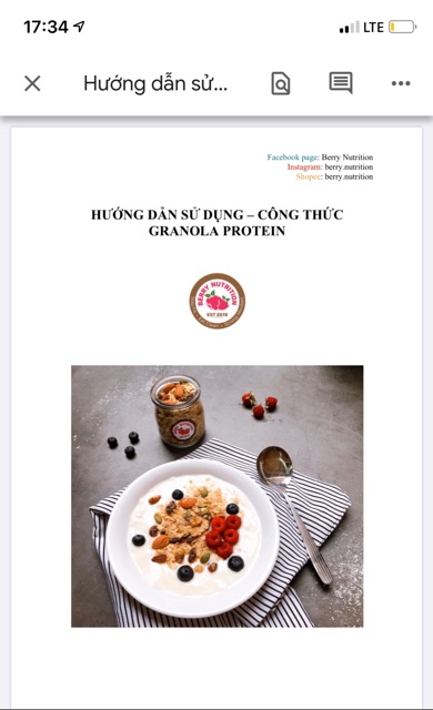 Ngũ cốc Granola không đường ăn kiêng các vị