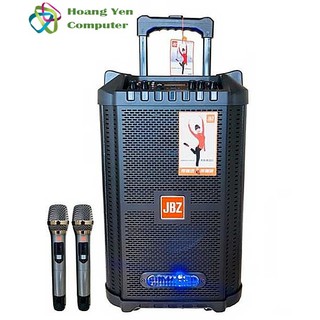 [TẶNG 2 MICRO XỊN] Loa Kéo Karaoke Bluetooth JBZ 1006 Bass 3 Tấc - Chính Hãng - Hoàng Yến Computer