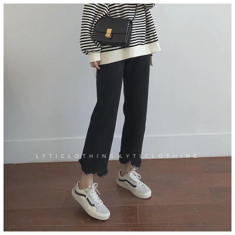 Quần bò nữ mẫu ngẫu nhiên  phong cách Hàn Quốc