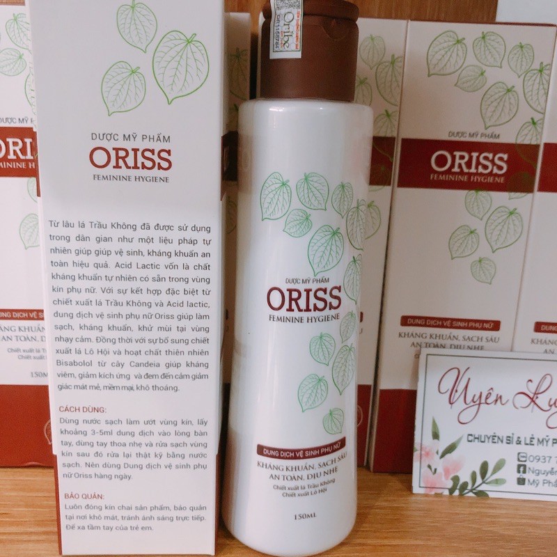 Dung dịch vệ sinh ORISS 150ml