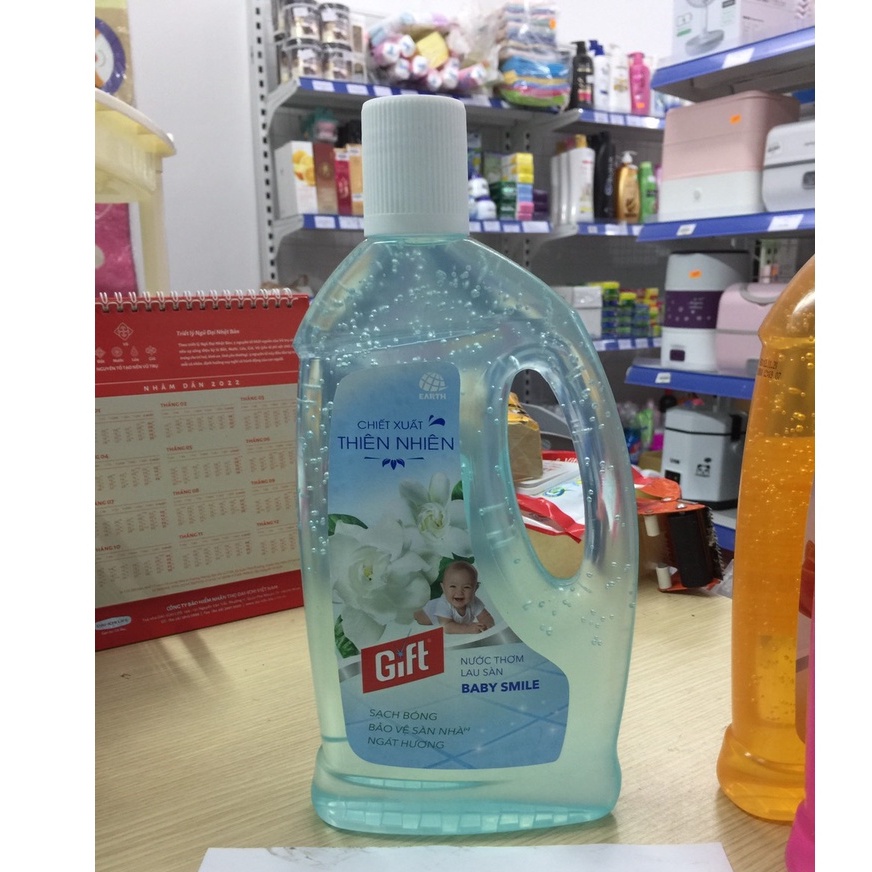 Nước lau sàn Gift Nhiều Mùi Dung Tích chai 1L