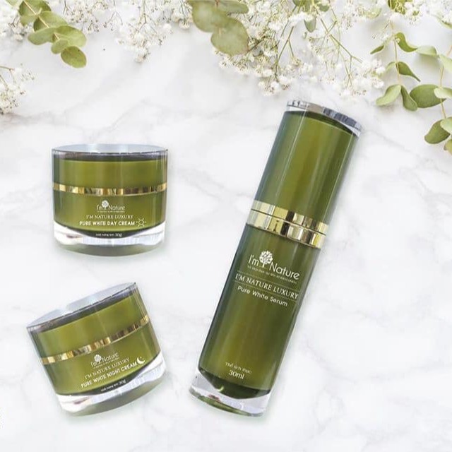 Trọn Bộ Kem Nám Và Tàn Nhang Dưỡng Trắng Da Cao Cấp I'm Nature - An Toàn Cho Cả Mẹ Bầu Và Sau Sinh
