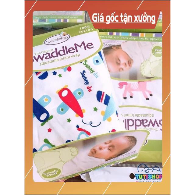 [Mã 267FMCGSALE giảm 8% đơn 500K] Ủ kén sơ sinh100% cotton Swaddle Me Summer cho bé