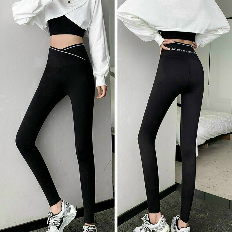 QUẦN LEGGING CẠP CHÉO NÂNG MÔNG FULL HỘP
