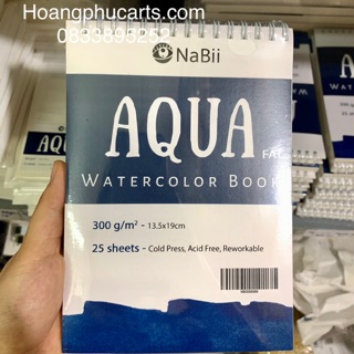 Sổ Nabii Aqua Fat 300gsm- 25 tờ/ quyển A4/A5