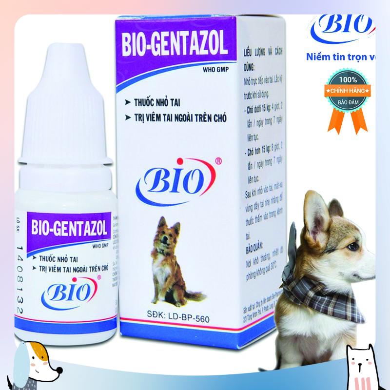Nhỏ Tai cho chó Bio Gentazol 10ml