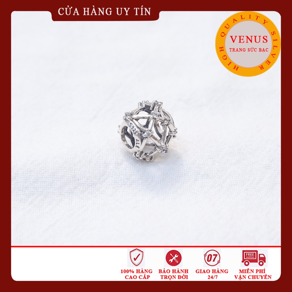 [Charm bạc 925 cao cấp] Charm cầu xoắn- Mã sản phẩm VENUSCX