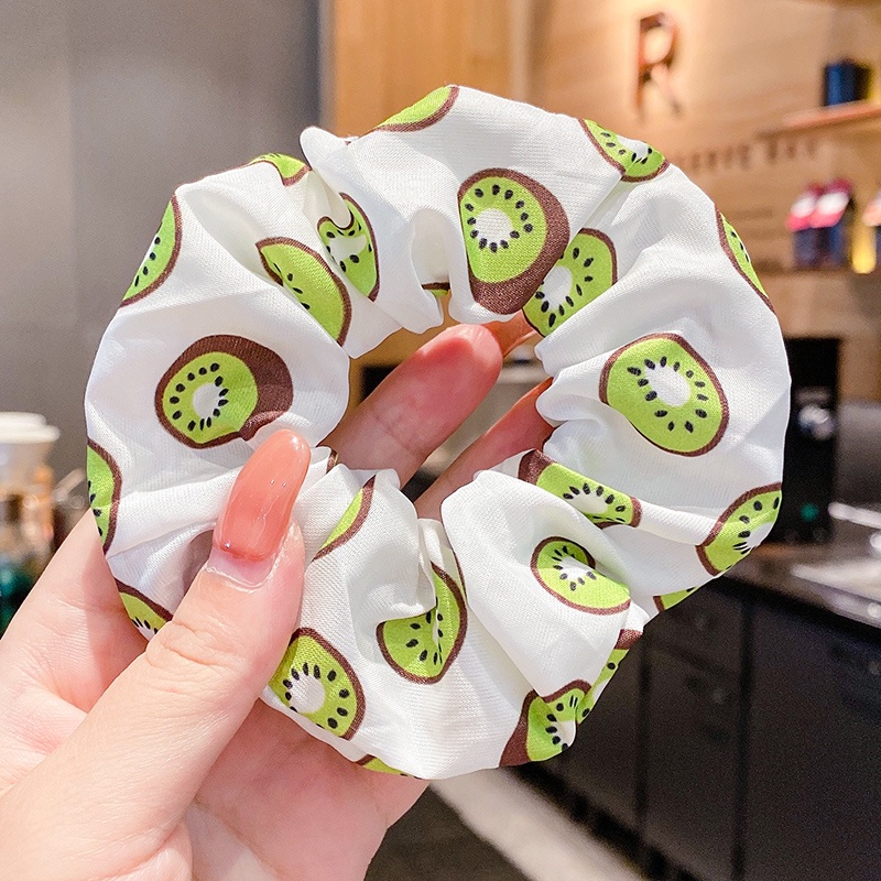 Dây buộc tóc thiết kế co giãn phong cách Retro Hàn Quốc