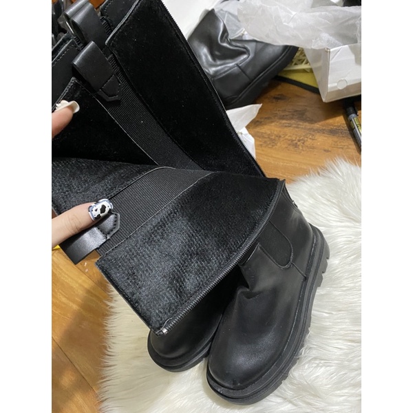 ĐEN BOOTS ĐÙI QC ĐẾ BÁNH MÌ