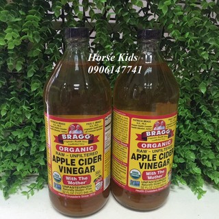 Giấm Táo Hữu Cơ Bragg 100ml/473ml/946ml ( Xuất xứ: USA)