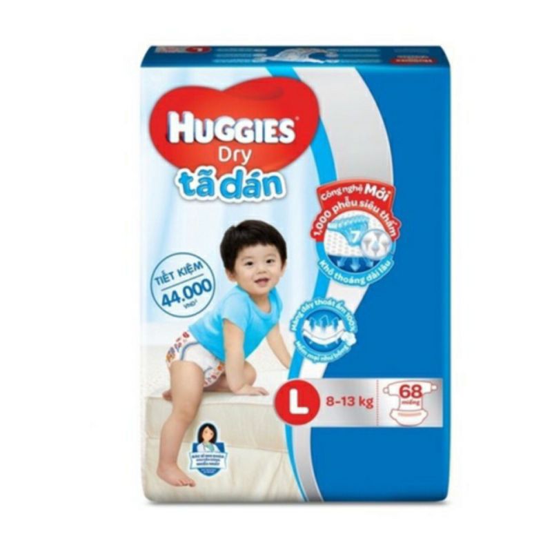 TÃ DÁN HUGGIES M76/ XL62/L68/XXL56