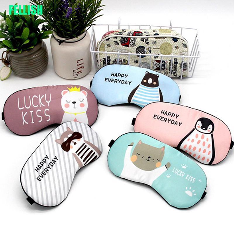 Mặt nạ bịt mắt chất liệu cotton hỗ trợ giấc ngủ tiện dụng