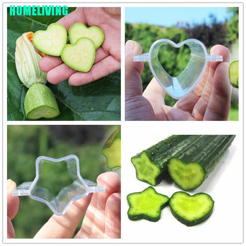Khuôn Nhựa Tạo Hình Trái Tim / Ngôi Sao / Dưa Leo Tăng Trưởng Cho Cây Trồng