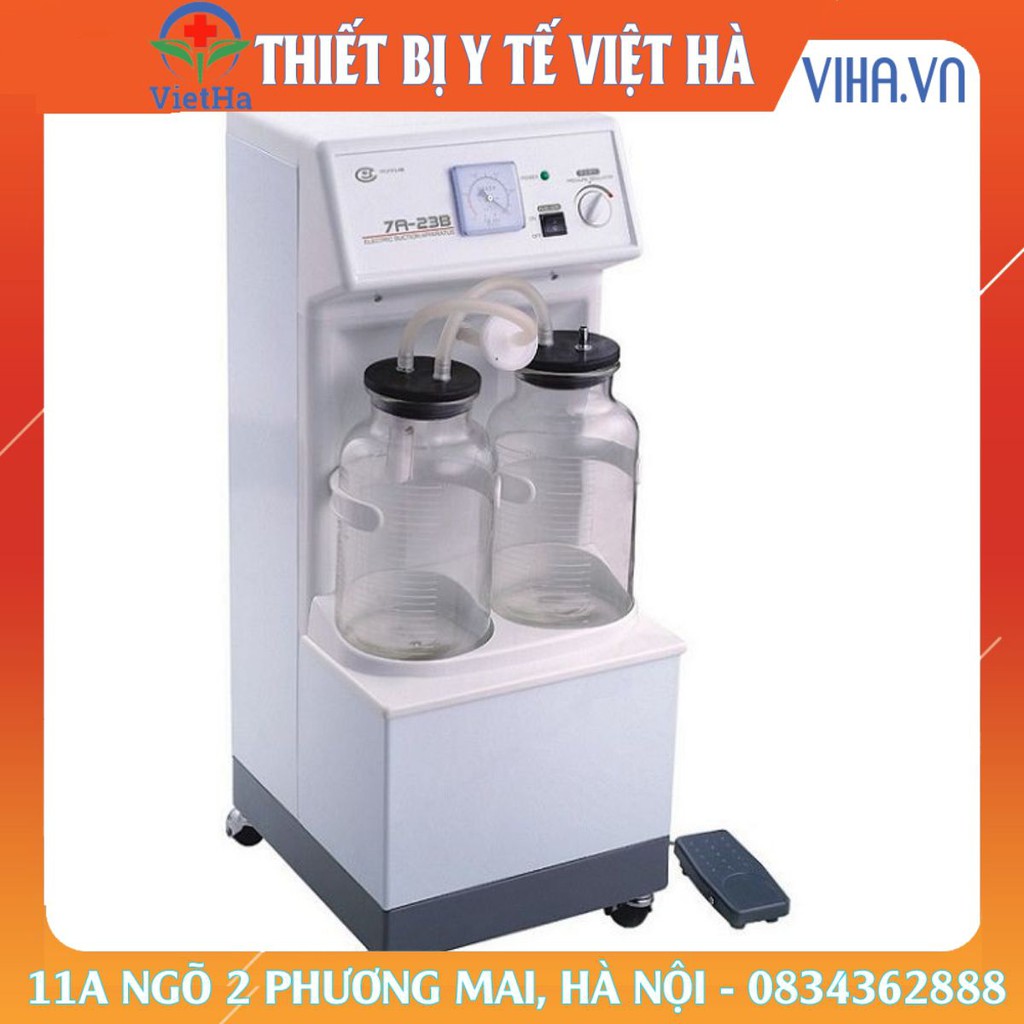 Máy hút dịch 2 bình Yuwell 7A-23B (40L/phut)