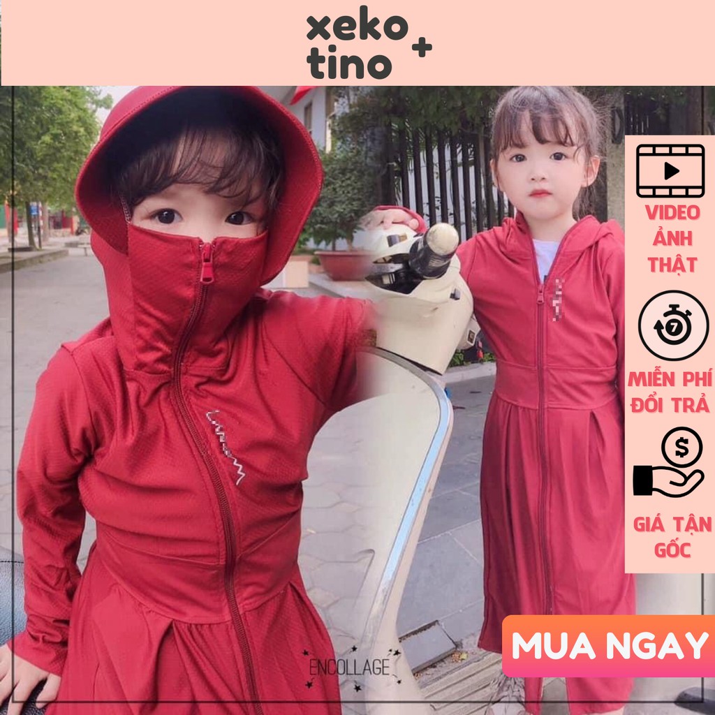 Áo Chống Nắng Toàn Thân Cho Bé Yêu, Chất Thun Lạnh Siêu Mát, Siêu Chất