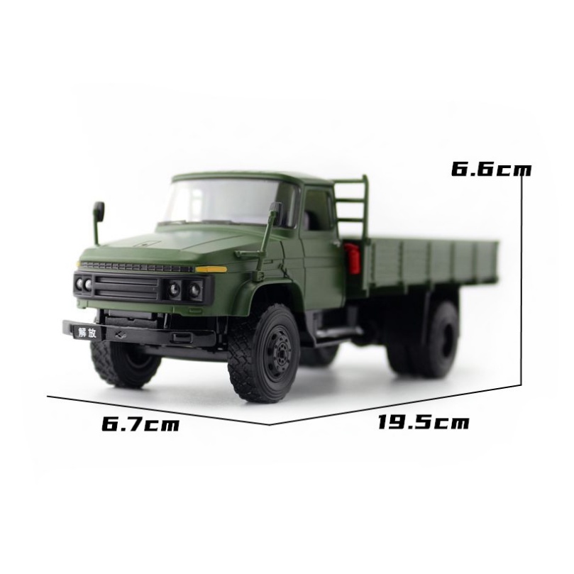 Mô hình xe tải quân sự xanh CA141 vỏ sắt 1:36 ô tô giải phóng DongFeng bộ đội oto tĩnh trưng bày o to Jiefang RC đồ chơi