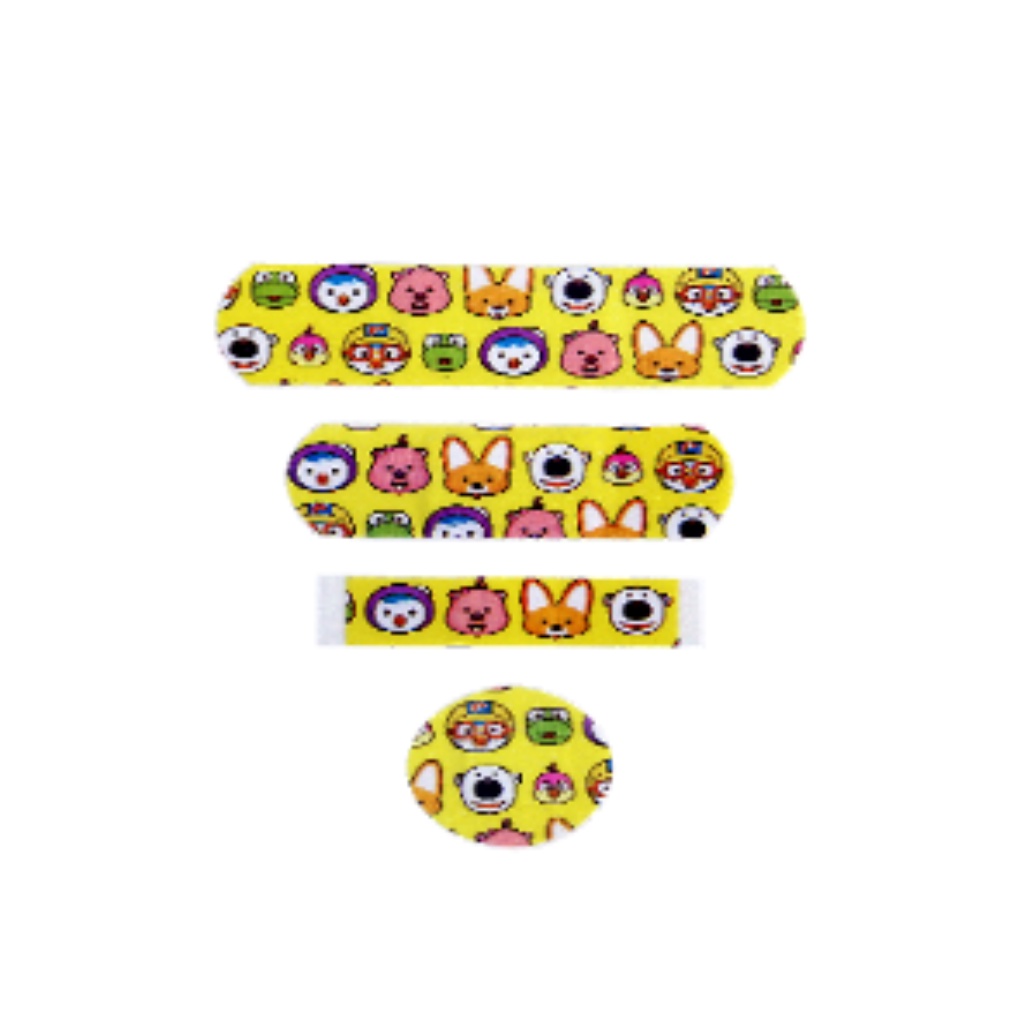 Băng Keo Cá Nhân Kids Band Young Chemical Vina 1 Hộp 4 Size 20 Miếng hình pororo đáng yêu cho bé