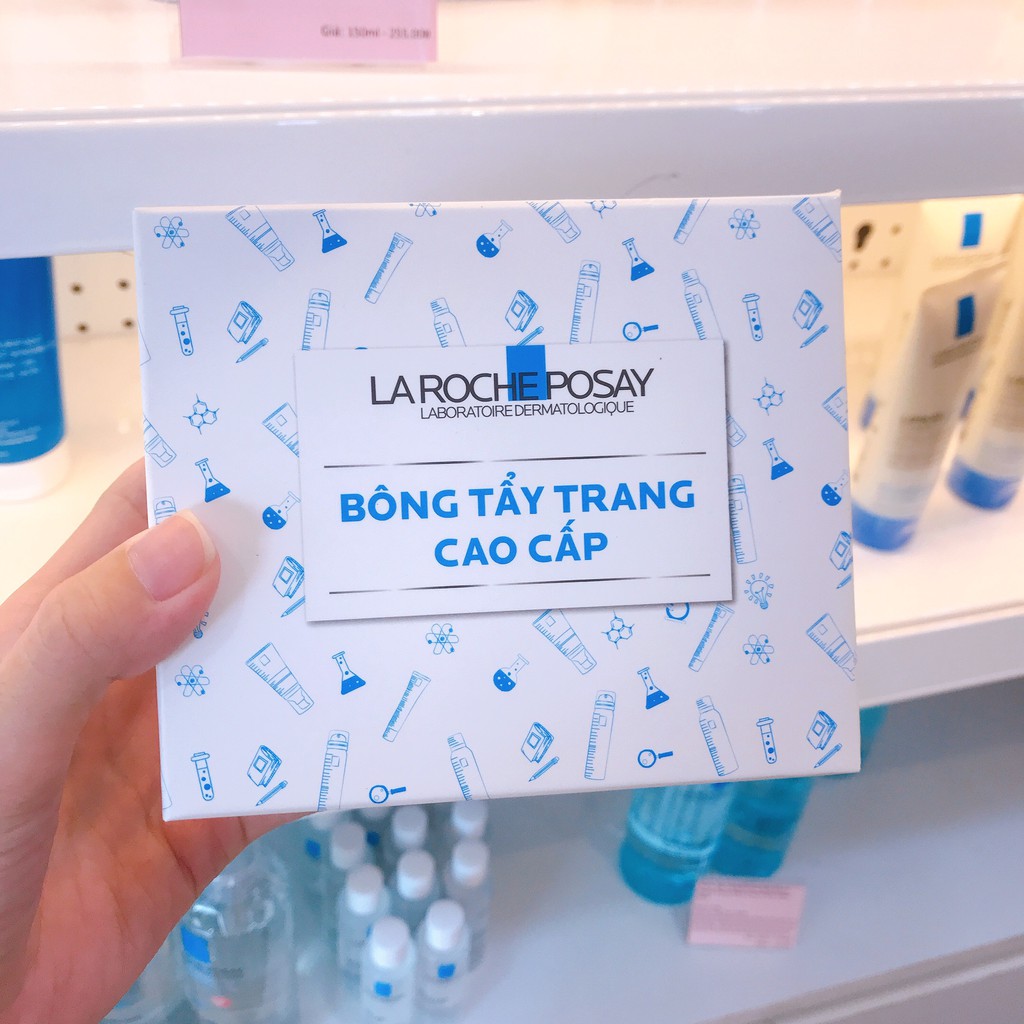 Mẫu Mới Hộp bông tẩy trang New Cotton Box - Hàng tặng La Roche Posay