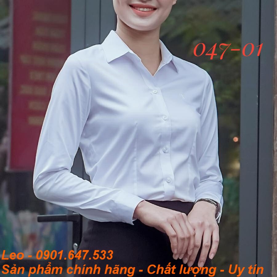 Áo Sơ Mi Thái Hòa màu trắng tinh khôi chất vải cực tốt