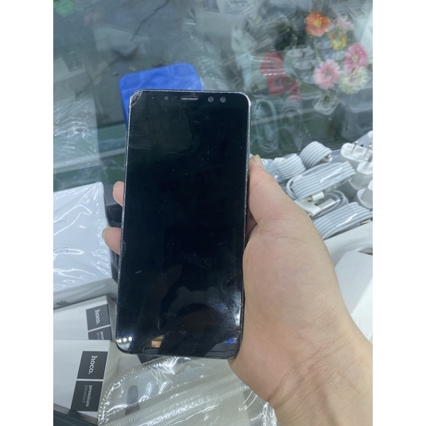 main xác samsung A8 2018 full chức năng bể màn