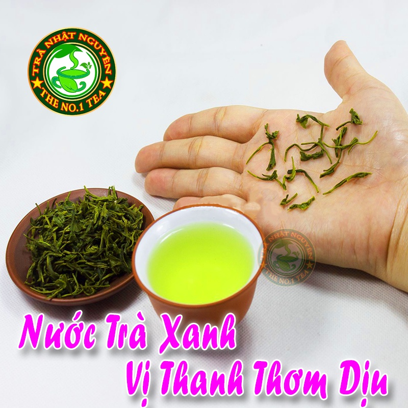 Trà Bát Tiên Mộc Châu 100g - Loại Đặc Biệt - Trà Nhật Nguyên - Nước Trà Xanh Vị Thanh Thơm Dịu