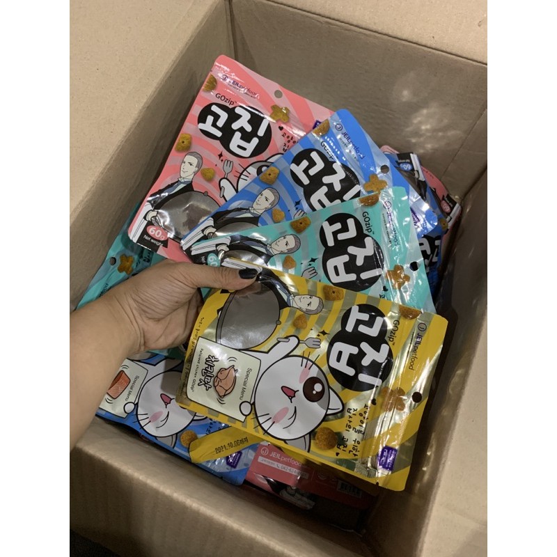 1 gói bánh snack thưởng hàn quốc cho chó mèo